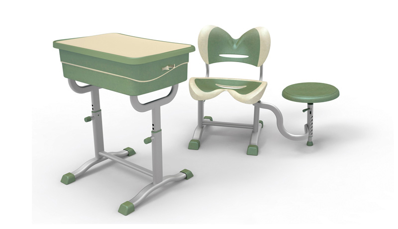 升降式课桌椅：HG-5001SC