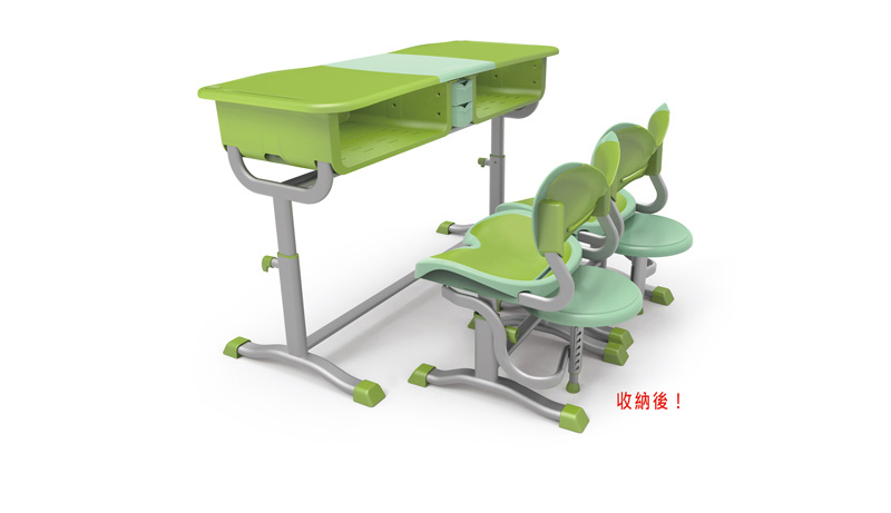 升降式课桌椅：HG-5001BC